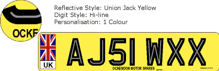 registration plate layout styles 